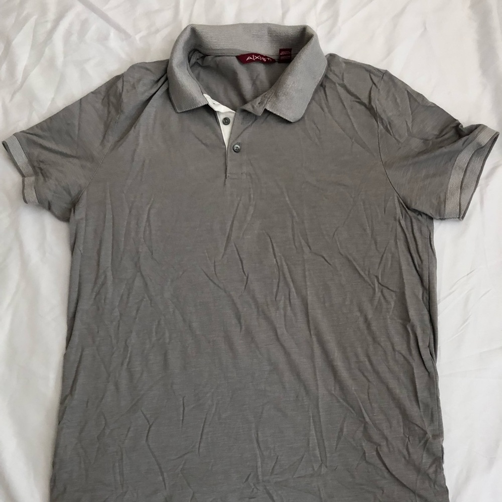 Axist Large Gray Polo Shirt